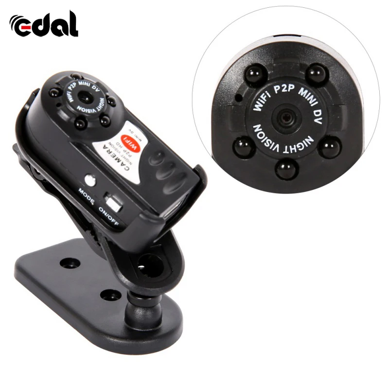 Мини Q7 камера 480P Wifi DV DVR беспроводная IP камера Фирменная видеокамера рекордер инфракрасного ночного видения дропшиппинг