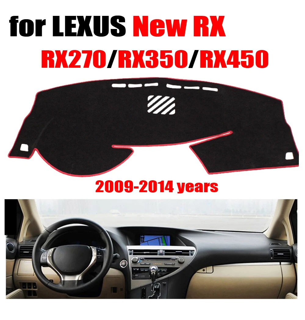 

Крышка приборной панели автомобиля для LEXUS, новинка, RX270, RX350, RX450 2009-2013, коврик для левого руля приборной панели, автомобильные чехлы