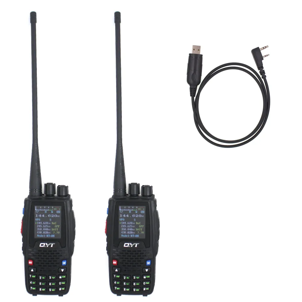 2 шт./лот Quad Band ручной двухстороннее радио KT 8R 4 band наружный домофон KT8R UV way S цветной