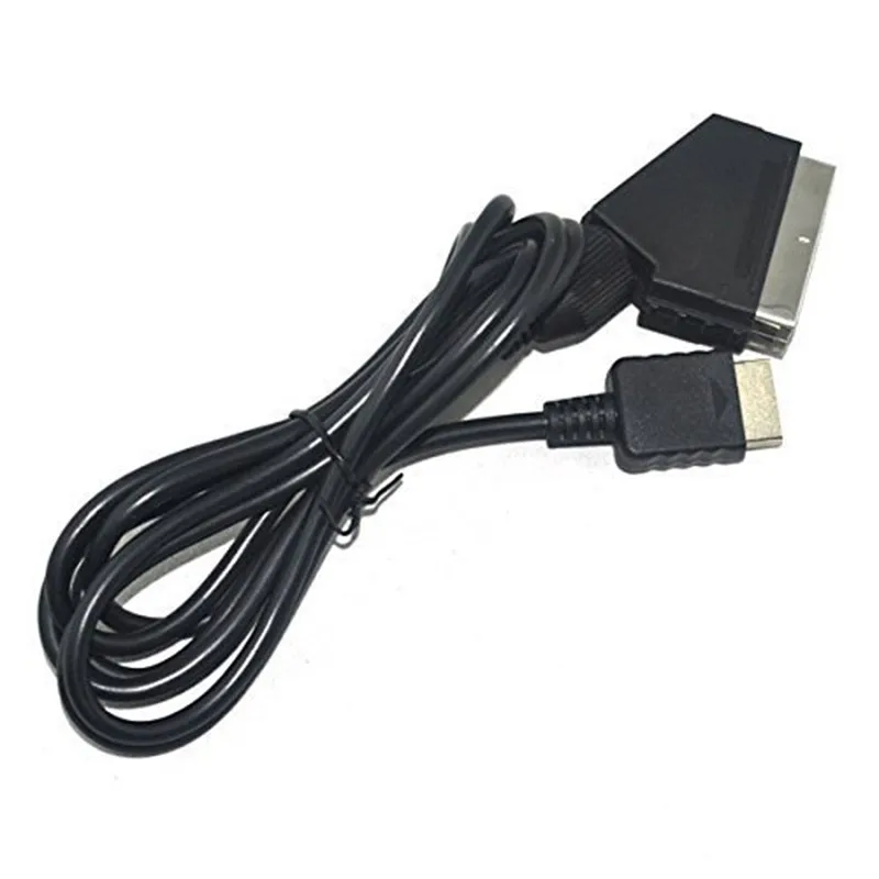 Кабель AV RGB SCART TV 1 8 м сменный Соединительный кабель для Playstation PS1 PS2 PS3 консолей PAL/NTSC