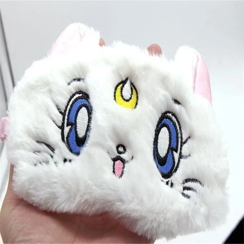 Плюшевая маска для глаз Сейлор Мун воин Луна кошачий аниме глянцевые очки сна