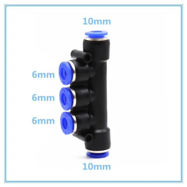 

Пневматический фитинг 5-ходовой PK 8/10/6/4/12 мм