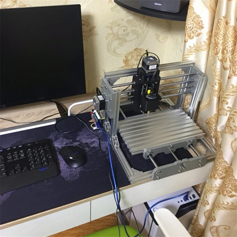 CNC 2417 GRBL контроль Diy Высокая мощность лазерная гравировка машина 3 оси деревянный