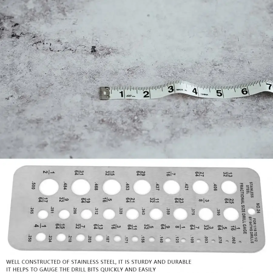 1 шт. 29 размеров индекс из нержавеющей стали сверло Калибр Болт Диаметр провода