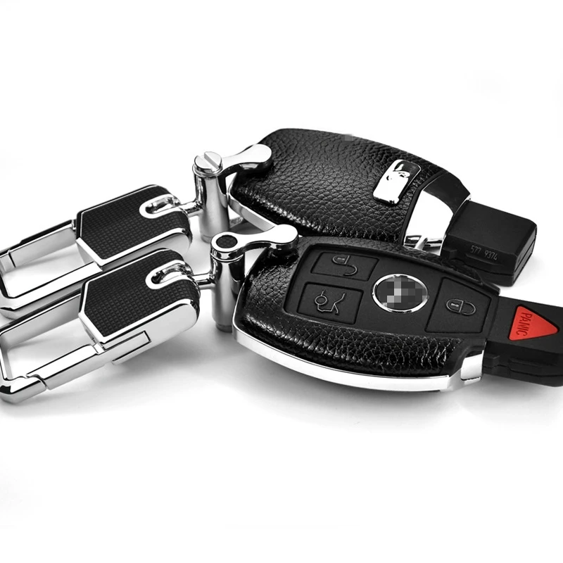 Кожа ключ держатель оболочки удаленной машине чехол для Mercedes benz W203 W210 W211 CLS CES CLK CLA