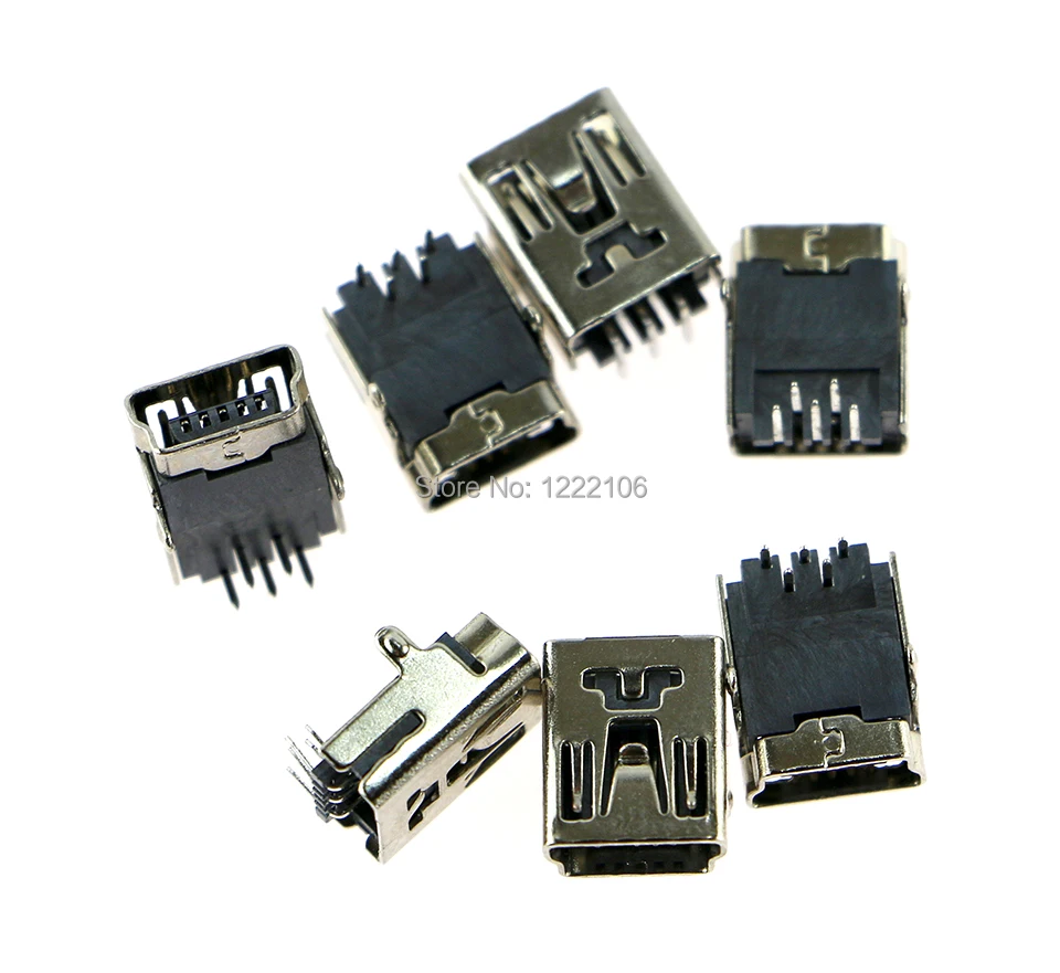 ChengChengDianWan 200 шт./лот Новый 5 контактный разъем Mini USB для передачи данных и зарядки