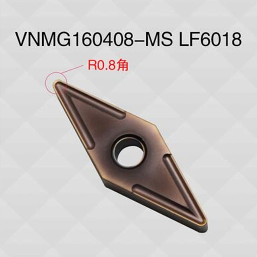 10 шт. DESKAR VNMG160404-MS VNMG331/VNMG160408-HS VNMG332/VNMG160408-MS LF6018 VNMG332 карбид лезвия вставки для