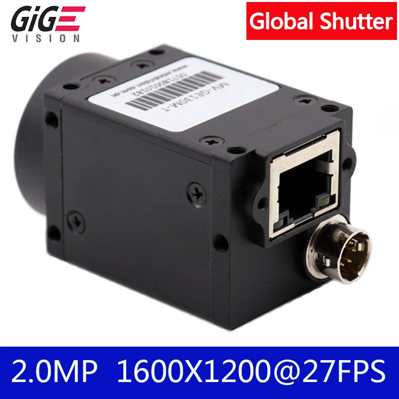 Высокоскоростная монохромная цифровая камера Gige Ethernet 2 Мп с функцией