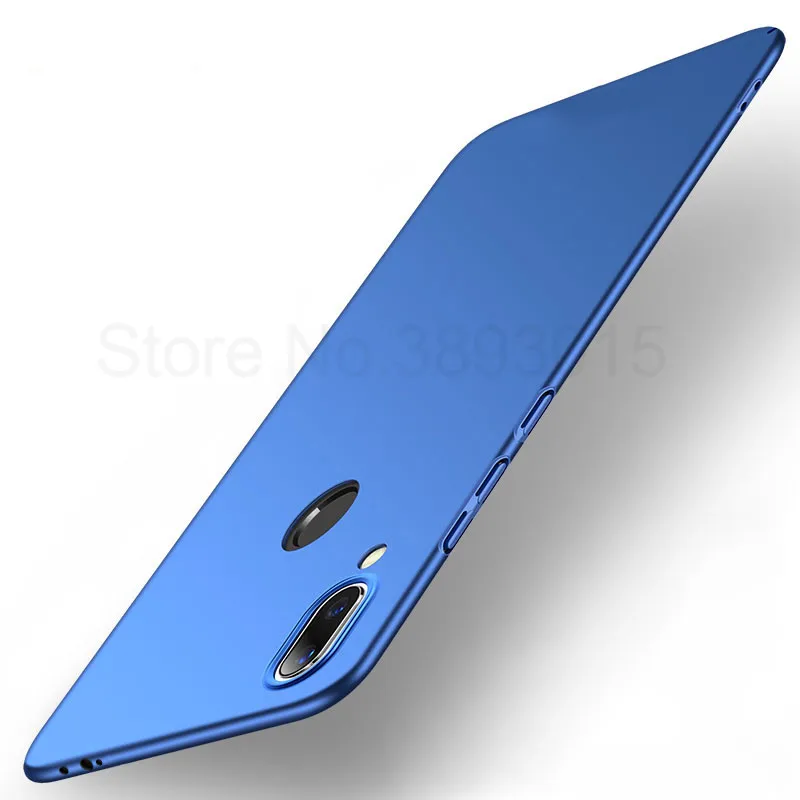 blue Ультратонкий Жесткий чехол из поликарбоната для Xiaomi Mi 9 8 SE Lite Pocophone F1 матовый защитный чехол для Redmi 5 Plus Note 7 5 6 Pro 6A - Цвет: blue