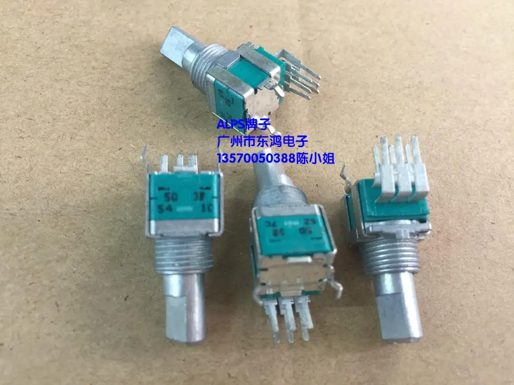 2 шт./лот ALPS RK09L124000Z прецизионный потенциометр двойной B50K ремень длина вала