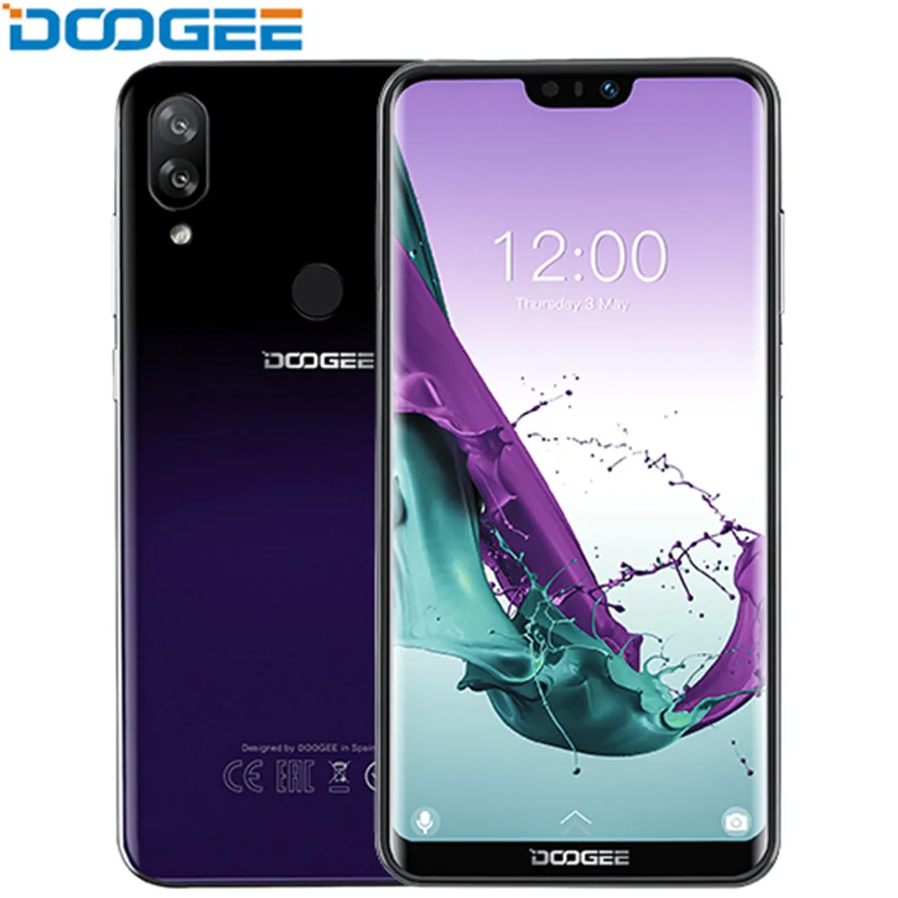 DOOGEE N10 смартфон с восьмиядерным процессором ОЗУ 3 ГБ ПЗУ 32 5 84 дюймов FHD + 19:9 16 Мп