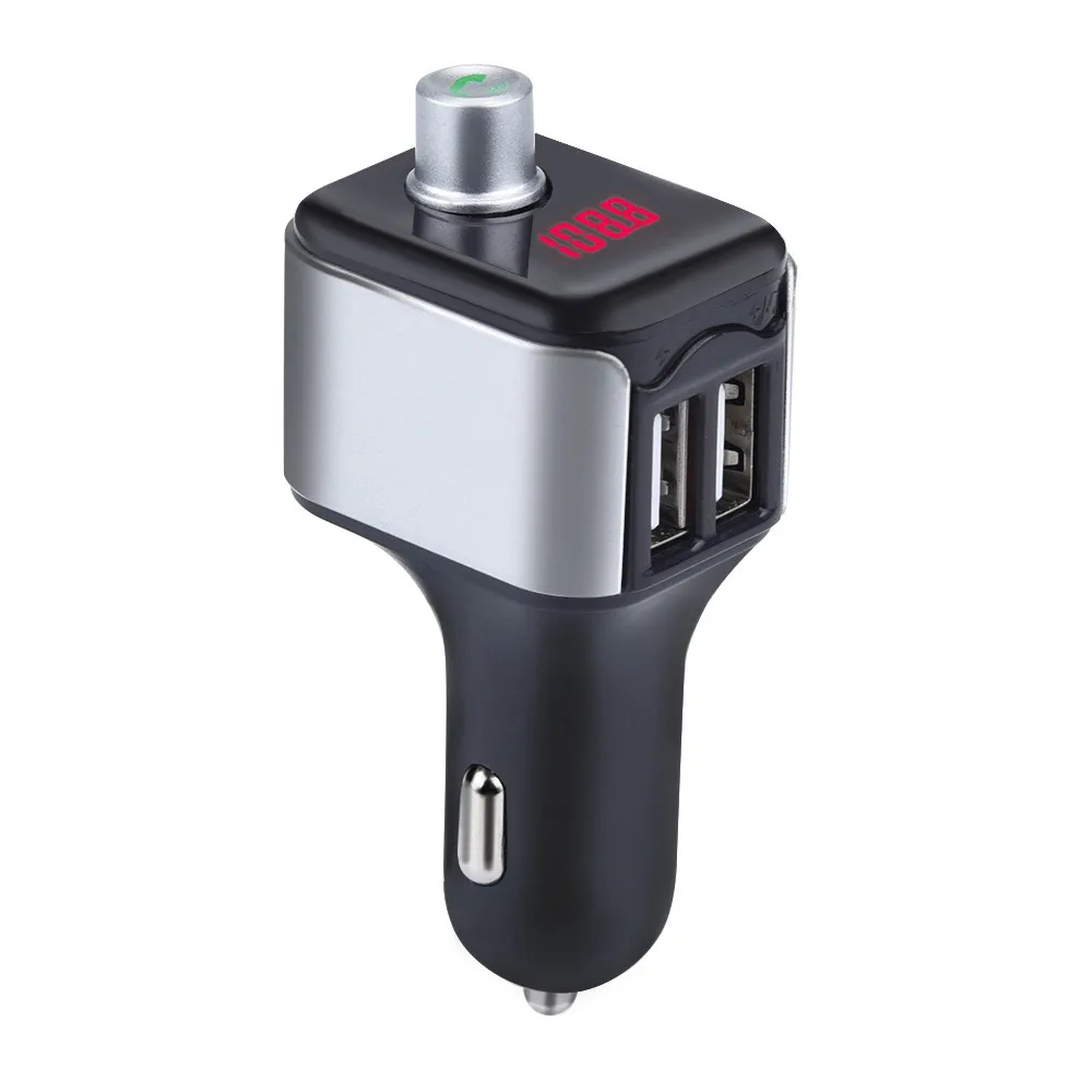 Новинка портативное автомобильное зарядное устройство с двумя USB-портами