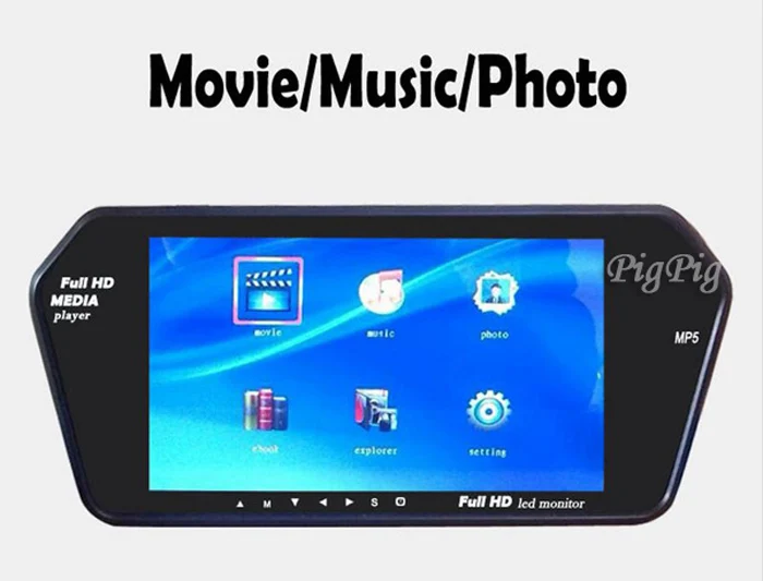 2 в 1 автомобильный монитор bluetooth MP5 со слотом SD/USB экраном Автомобильный видеорегистратор камера видеорегистратор видео вход RCA Автомобильный видеорегистратор Автомобильный детектор