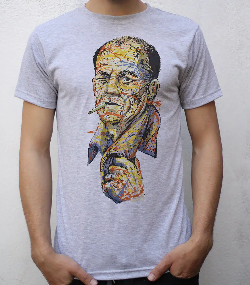 Джексон Поллок футболка работа Для мужчин короткий рукав принт Повседневное