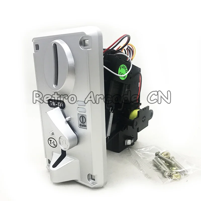 

10pcs TW-131 Front Entry Single Coin Acceptor Coin Selector Token Coin Mech for Arcade Kiosk Game Cabinet Vending Machine