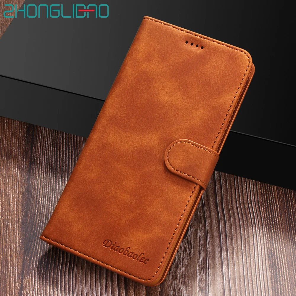 Чехол книжка из мягкой матовой кожи для Samsung Galaxy S10 чехол бумажник S9 S8 Plus S10e Note 9 8 A50