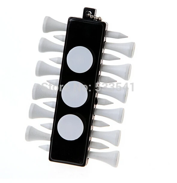 ( 10 шт. ) гольф-ти держатель перевозчик 12 деревянные тис с 3 маркеры брелок |