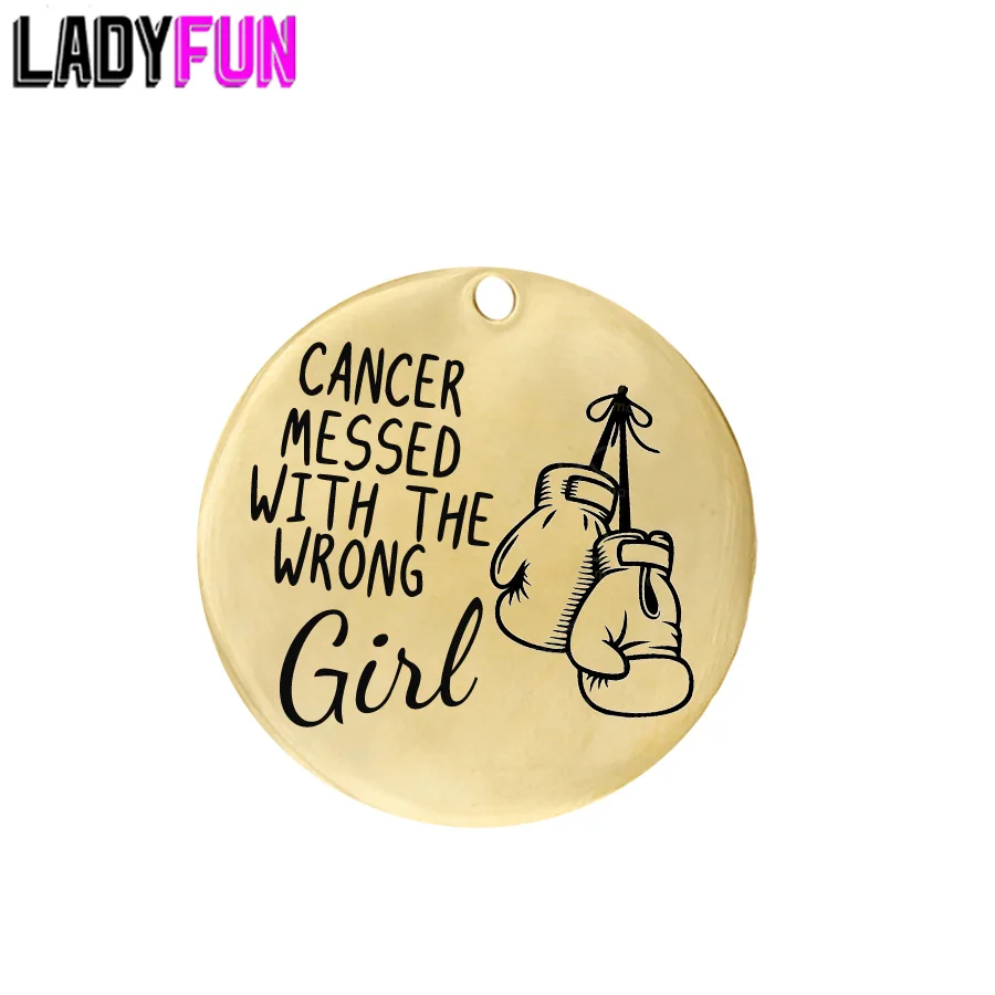 Ladyfun настраиваемая Подвеска из нержавеющей стали Очаровательная подвеска для