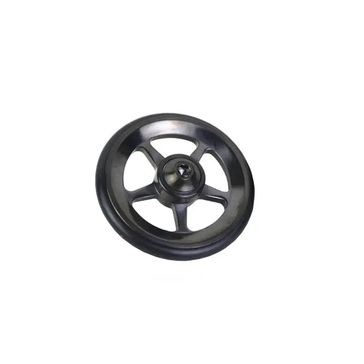Black 1pcs Титановый легкий колесный Бромптон супер светильник SEMA 62 г EasyWheel на заднюю стойку Besr качественный складной велосипед черный/Ti/Rainbow/Cusotm - Цвет: Black 1pcs