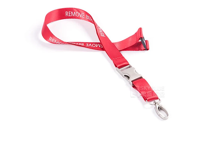 Красный шнур ремень слинг с металлической пряжкой для удостоверения личности