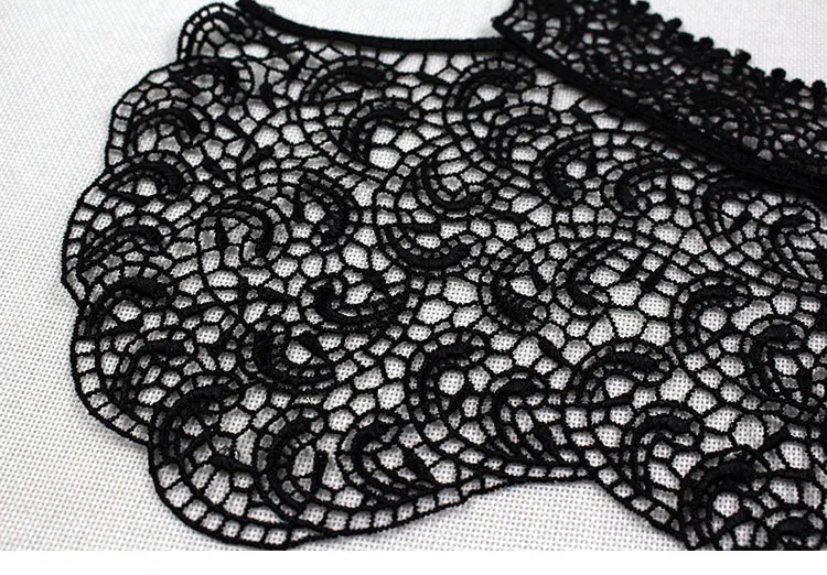 1 шт. кружевной воротник с вышивкой 30 х50 см|embroidery sewing|embroidered lace collarlace collar |