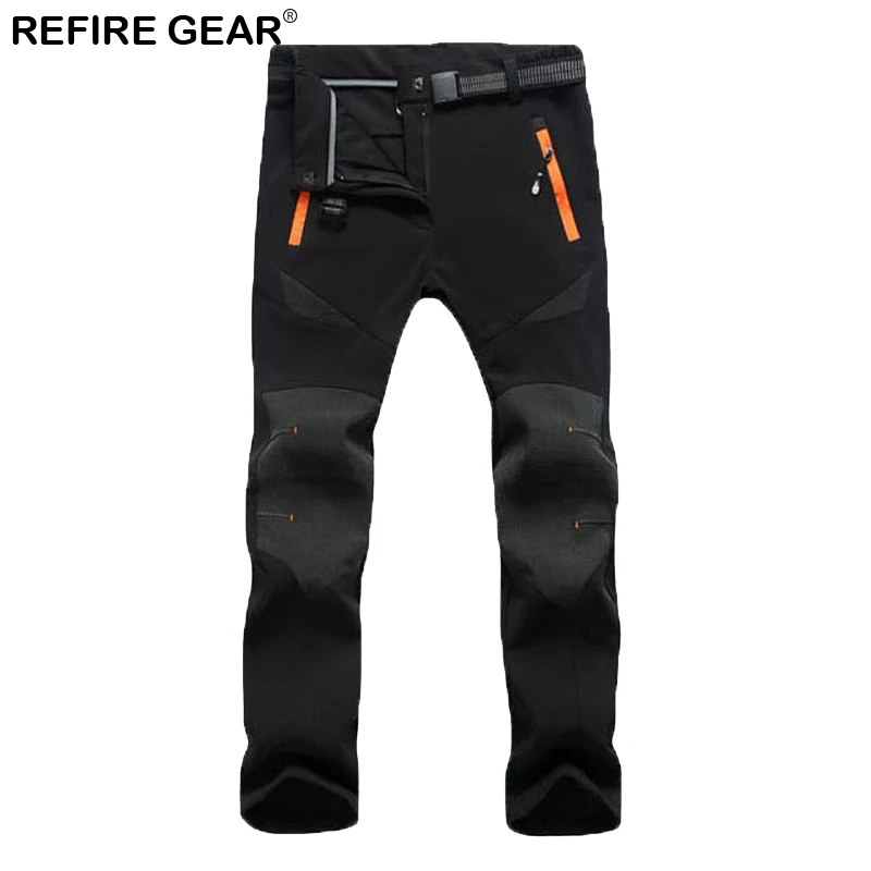 Мужские и женские брюки ReFire Gear Осенние уличные штаны из мягкой флисовой ткани
