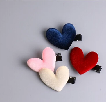 Новинка Детские милые бархатные шпильки для волос милая заколка BB девочек