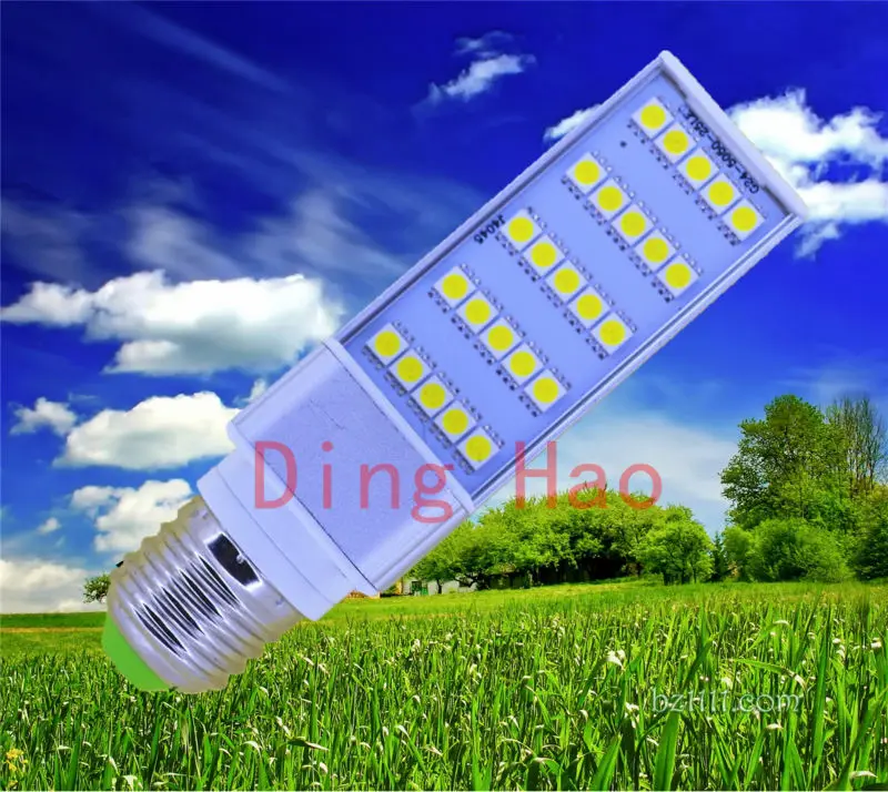 

1pcs/lot Horizontal Plug Lamp LED Bulb 5W 5050 SMD 25 LED G24 E27 Corn Light Lamp Cool White/Warm White AC85V-265V Side lighting