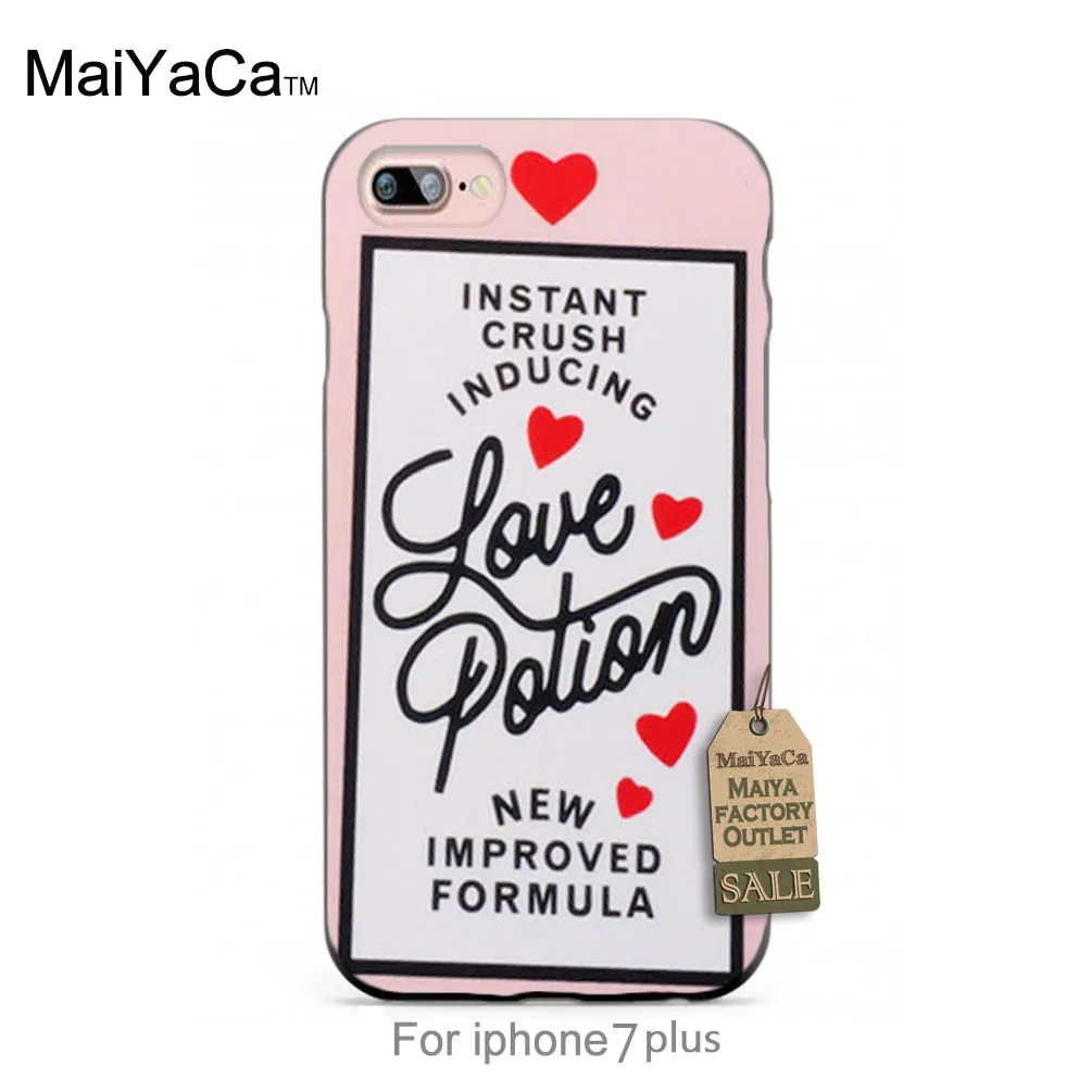 Силиконовый чехол MaiYaCa с романтической надписью love в полоску сердцем популярный