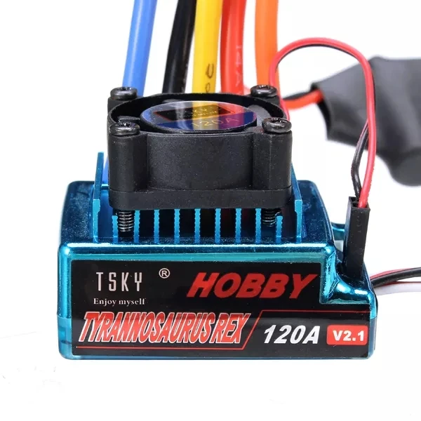 TSKY 120A 1/10 1/8 6v ESC Senseless Brushless/Sense Brushless RC Car Part | Игрушки и хобби