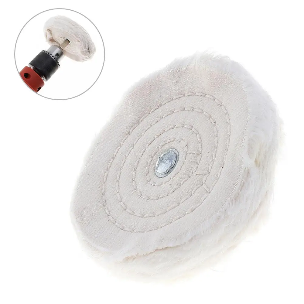 3&quot75MM White Cloth Buffing Wheel Mirror Polishing Grinder For Jewelry Wood Metal Abrasive Tool | Автомобили и мотоциклы