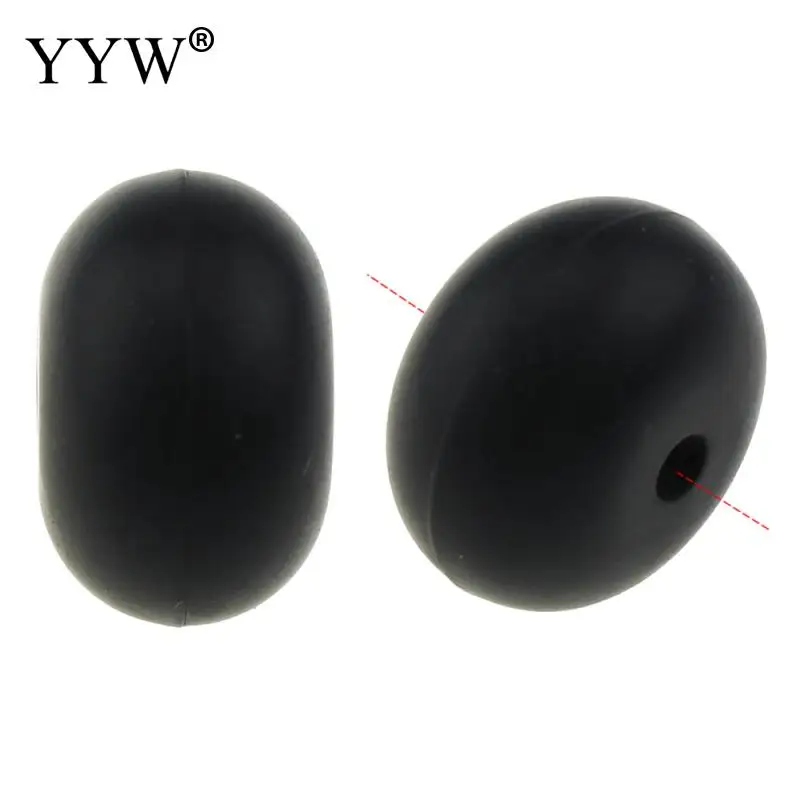 

YYW 50pc Silicone Loose Beads FDA approval Safe Food Grade Nursing Chewing Baby Teething Teether Beads DIY Mom Silicone Beads