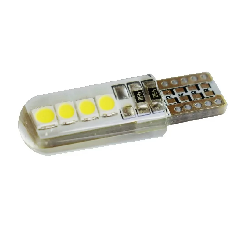 Авто T10 W5W светодиодный Белый свет 192 2825 168 501 8 SMD 3030 водонепроницаемый силиконовый