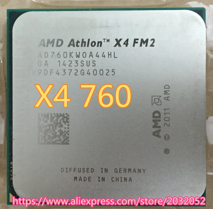 X4 760K четырехъядерный процессор 3 8G FM2 официальная версия продукта и фотографии