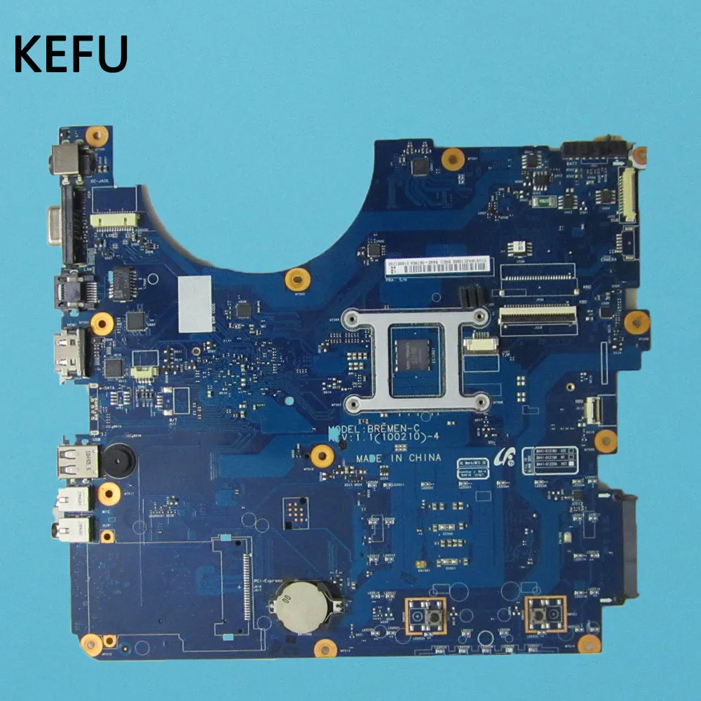 Материнская плата KEFU R540 для ноутбука SAMSUNG материнская HM55 BA41 01342A DDR3 тест