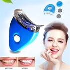 Отбеливающий инструмент для отбеливания зубов, светодиодный отбеливающий для зуб гель-белый ускоритель для ухода за полостью рта, с аккумулятором