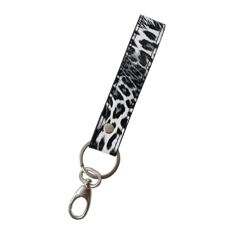 Black leopard Кошелек для ключей с леопардовым принтом для женщин и мужчин, Женское кольцо из искусственной кожи, креативные ключницы разных цветов, Carteira - Цвет: Black leopard