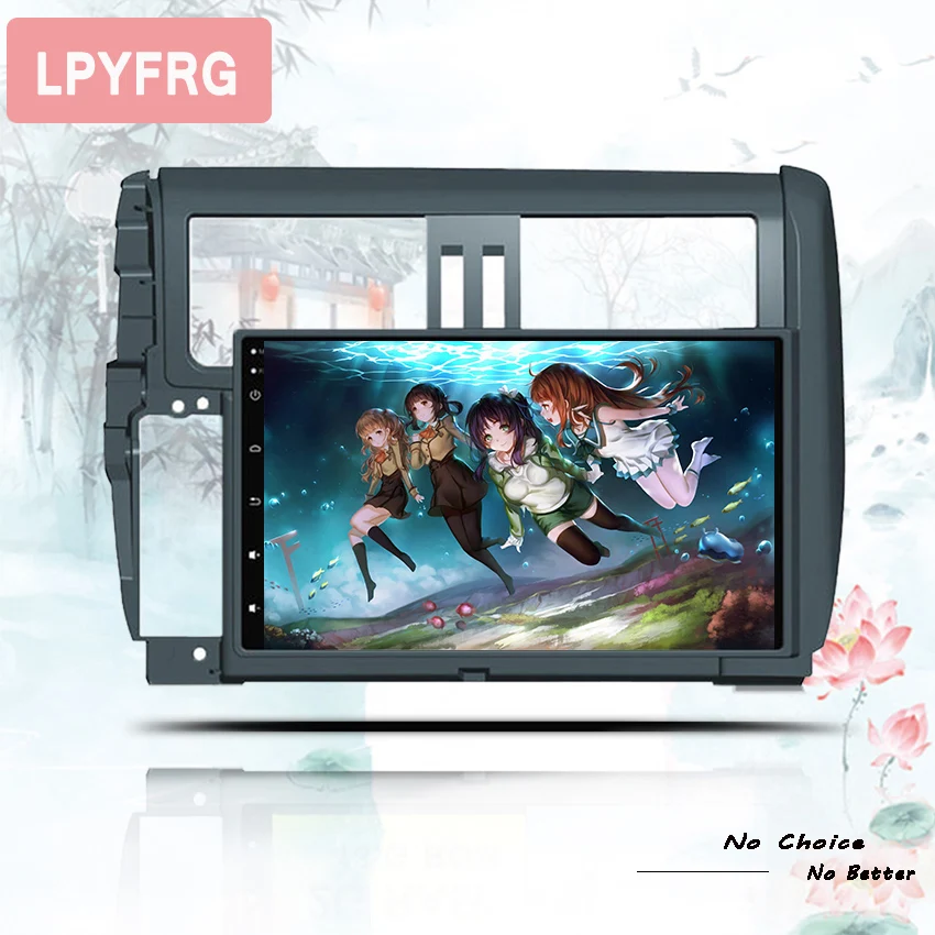 Goedkoop 1024*600 Ips Hd Autoradio Muziek Video A/V Gps Monitor Head Unit Voor Toyota Prado 2010-2013 Met 3/4G Wifi Octa Core Android 10.0