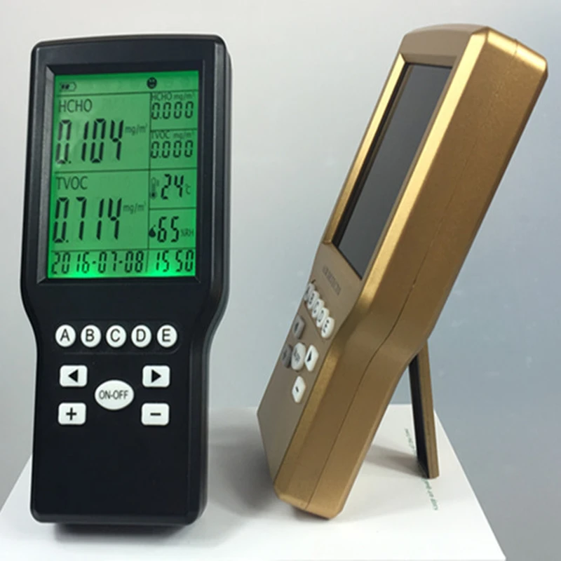 Бесплатная Доставка завод питания 4 в 1 Handheld Multi Газовый Детектор Формальдегид ЛОС