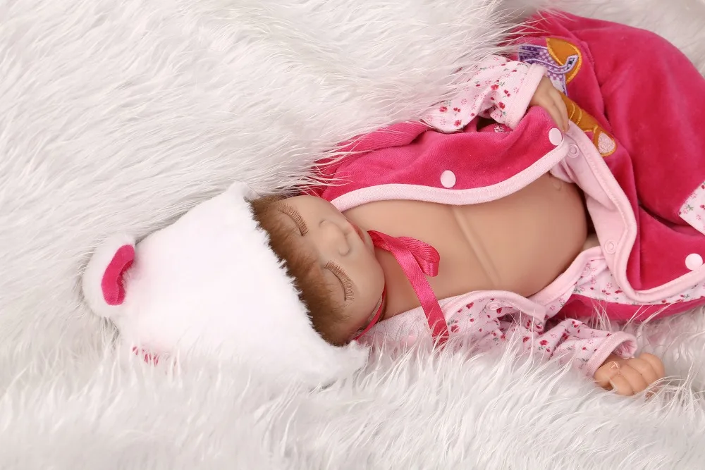 Силиконовый виниловый Реборн 55 см 22 дюйма|gift baby|gifts for a babybaby indian halloween costumes |