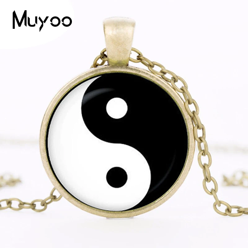 Новинка 2017 популярное винтажное ожерелье с кулоном Инь Янь колье чокер