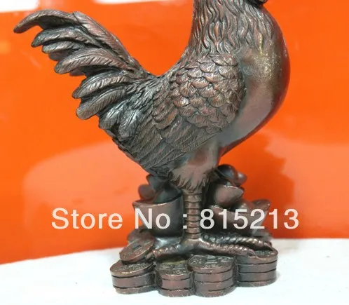 Bi00417 Китайский Народная Культура HandMade Чистая Бронзовая статуя 12 Зодиака
