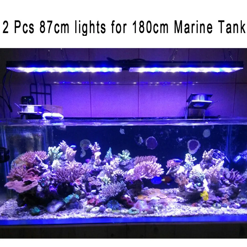 DSunY 2 шт. светодиодный свет аквариума освещения полный спектр восхода до заката