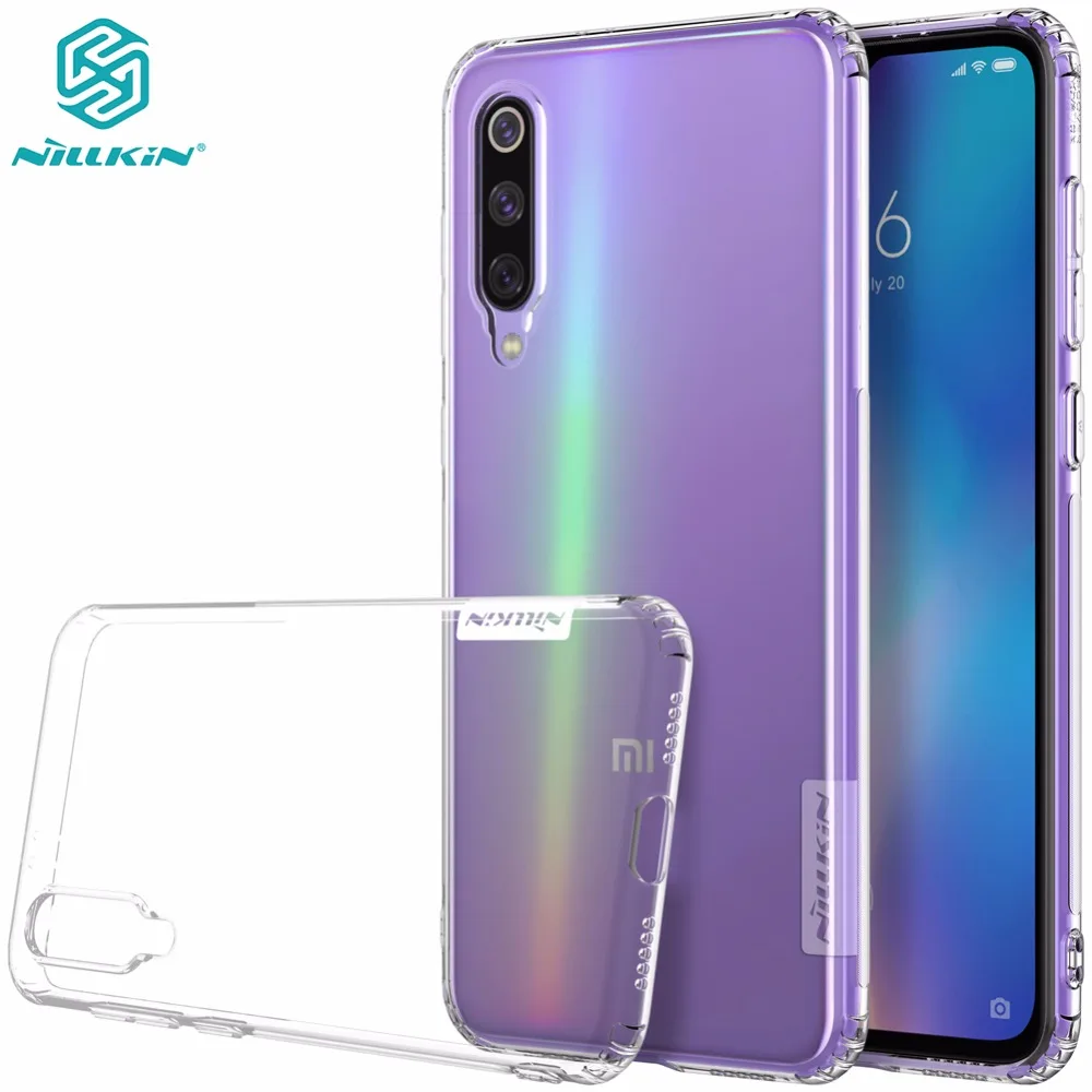 Чехол для Xiaomi mi 9 Mi9 оригинальный NILLKIN Nature тпу прозрачный мягкий чехол задней