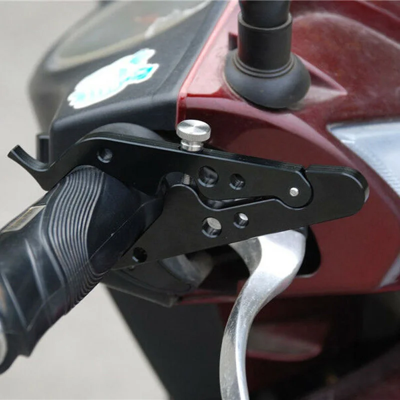 

Handlebars Throttle Lock Lever Accessory Motorcycle Cruise Control 135x45x6.4mm Oil lock handle Aluminum alloy