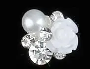 10 шт Кристальный кластер/серебряные Прозрачные кулоны для ногтей 15 цветов сплав розы 3D горный хрусталь металлизированные для дизайна ногтей советы нарезка для декора, 269-283 - Цвет: 269(10pcs)