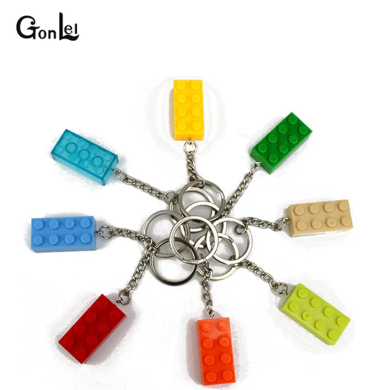 Новинка 20 шт. смешанные цвета 2X4 кубики в форме сердца брелок сделай сам