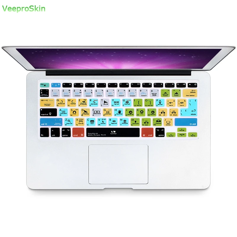 Чехол с русской раскладкой клавиатуры для MacBook Pro Retina Air 13 15 дюймов|Чехлы