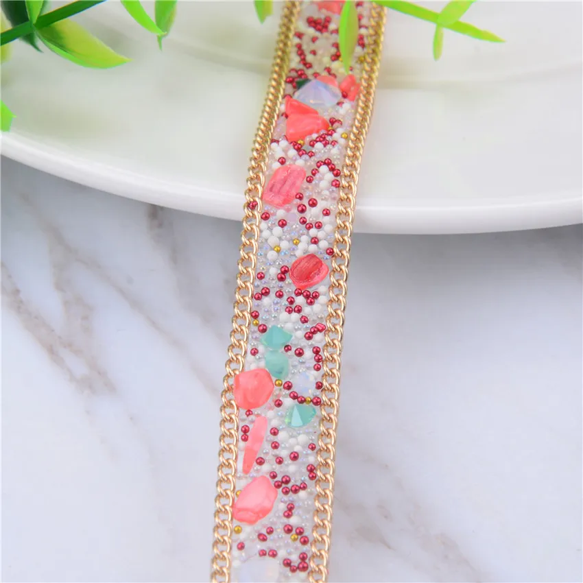 Лента горячей фиксации шириной 15 мм 1 ярд стеклянные стразы с кристаллами отделка