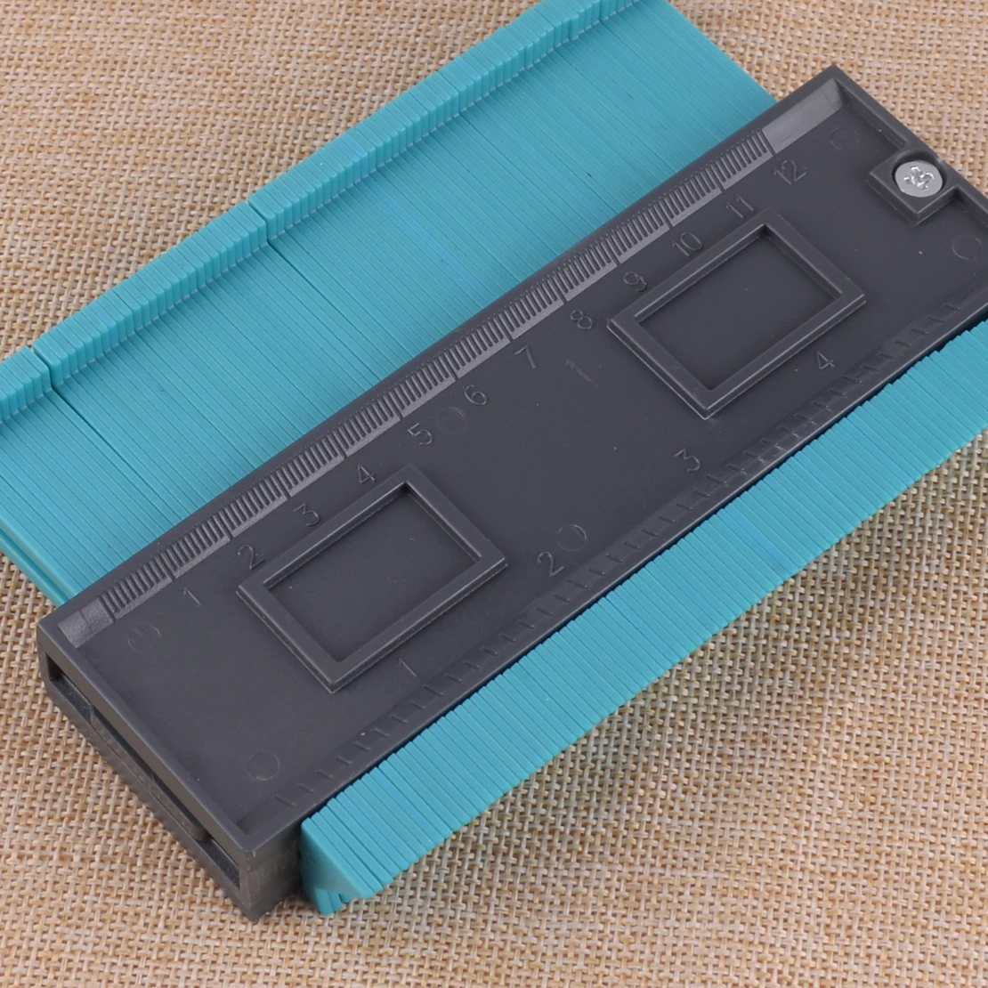 LETAOSK пластик 5 дюймов измерительная линейка контурный профиль Калибр плиточный